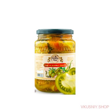 Салат из зеленых помидор 0,5л — Интернет-магазин доставки продуктов и воды ВКУСНЫЙ