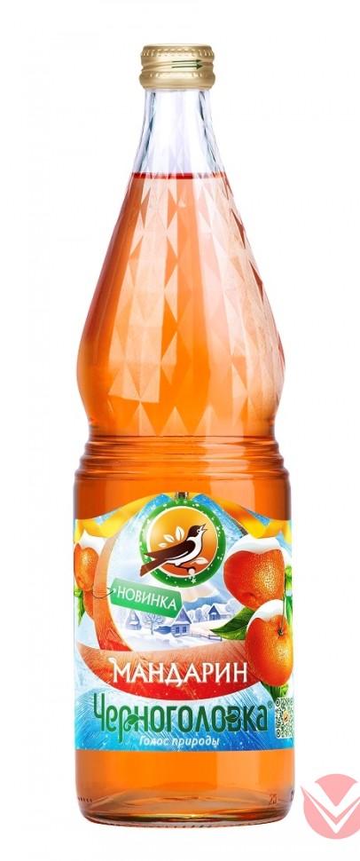 Напиток газированный Черноголовка мандарин стеклянная бутылка, 1л фото 1 — Интернет-магазин доставки продуктов и воды ВКУСНЫЙ