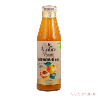 Сок Абрикосовый премиум 0,75л — Интернет-магазин доставки продуктов и воды ВКУСНЫЙ